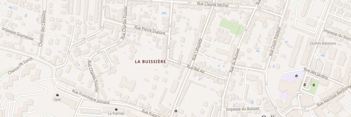 Plan du 30 Rue du Bel Air à Oullins-Pierre-Bénite