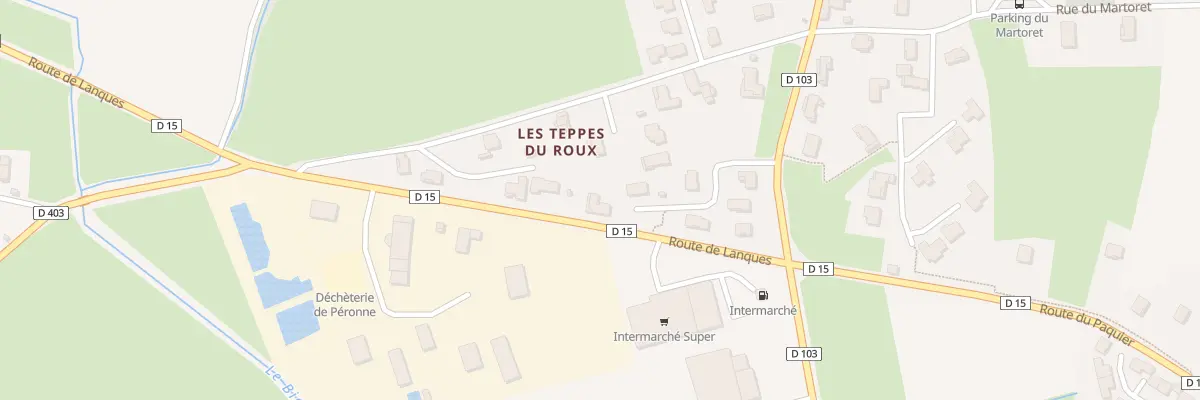 Plan du 5555 Teppes du Roux à Péronne
