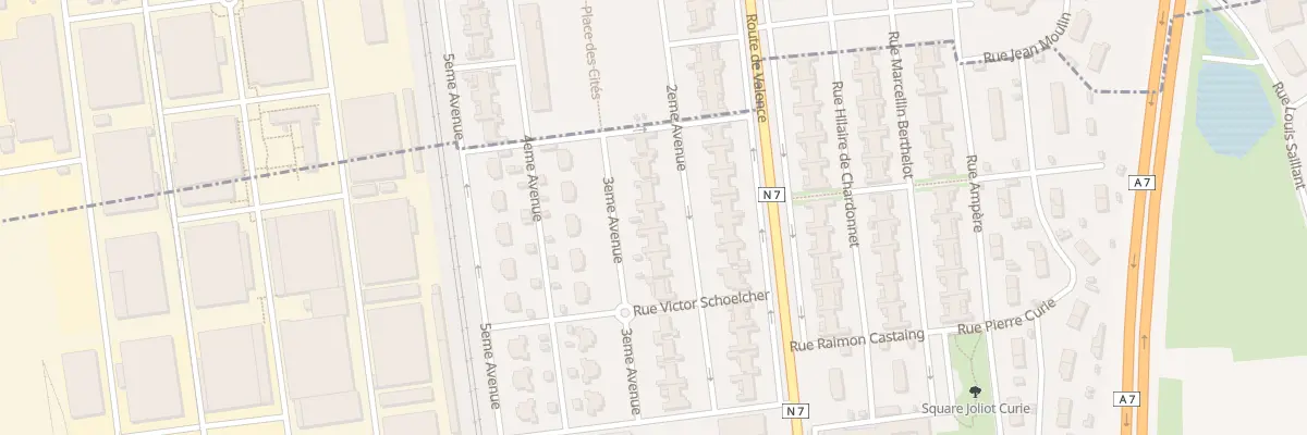 Plan du 70 Troisieme Avenue à Salaise-sur-Sanne