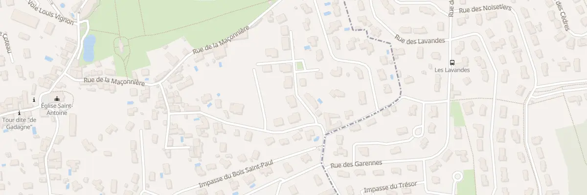 Plan du 970 Che des Ferratières à Charly