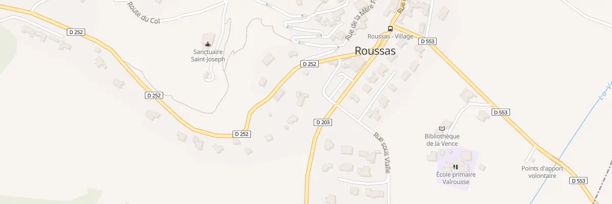 Plan du 5000 Les Escombes à Roussas