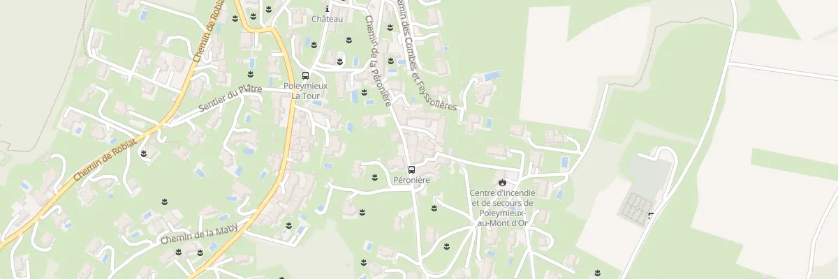 Plan du 610 Che de la Péronière à Poleymieux-au-Mont-d’Or
