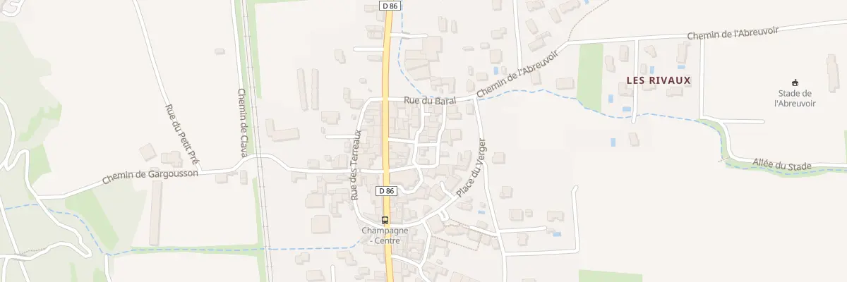 Plan du 64 Pl St Jean à Champagne