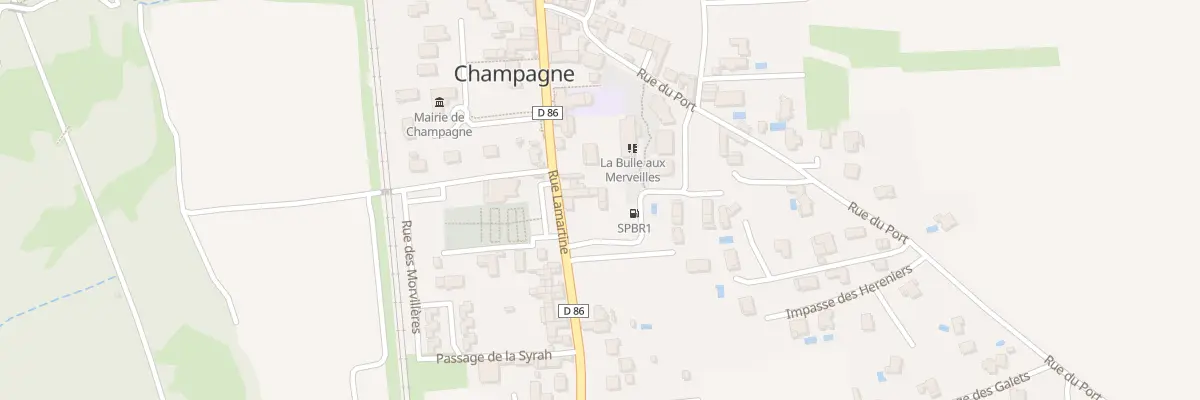 Plan du 765 Rue Lamartine à Champagne