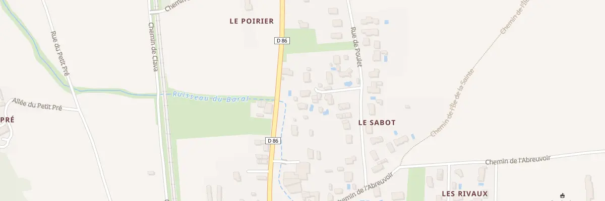 Plan du 73 Imp de Poulet à Champagne