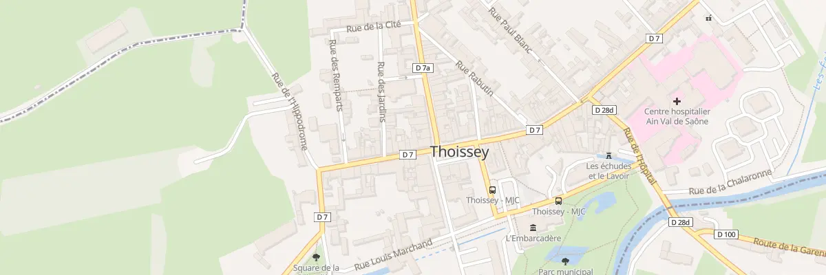 Plan du 9 Rue du Beaujolais à Thoissey