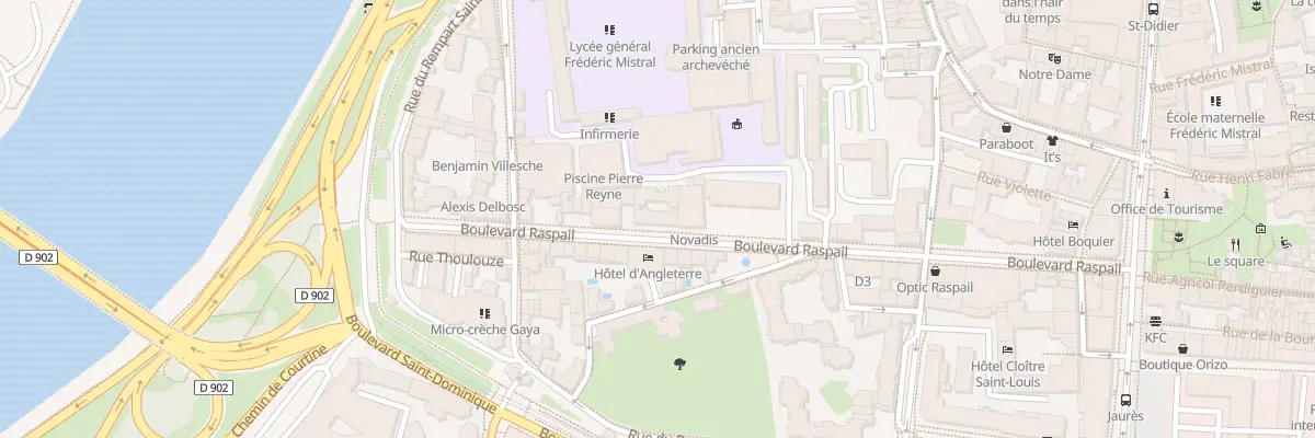 Plan du 30B Bd Raspail à Avignon