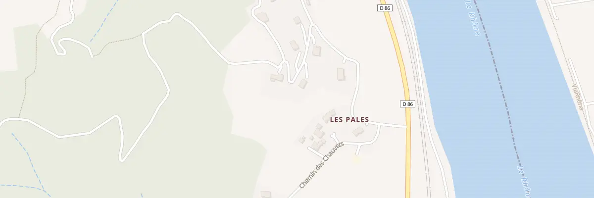 Plan du 365 Che des Pales à Andance