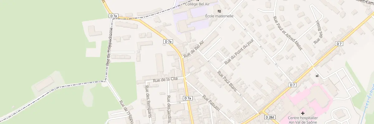 Plan du 54 Rue de l’Eglise à Thoissey