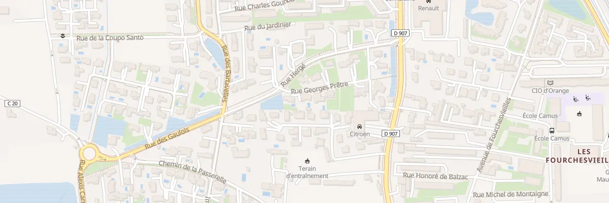 Plan du 30 Rue Georges Prêtre à Orange