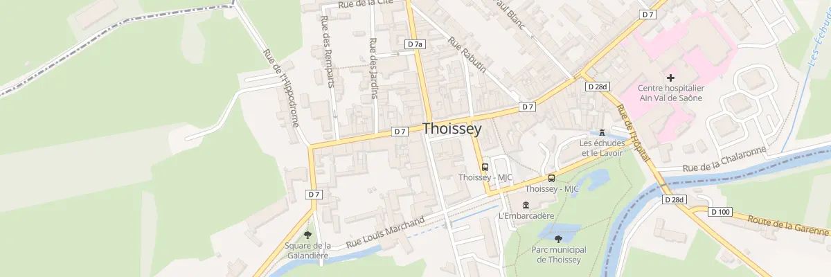 Plan de Pl du College Royal à Thoissey