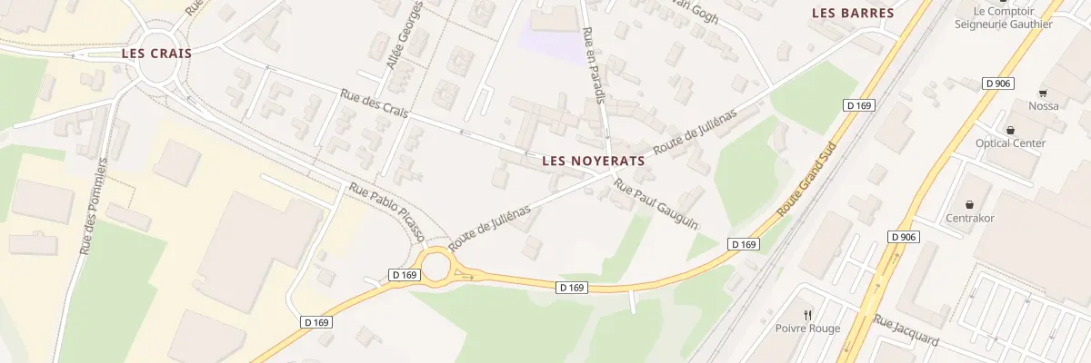 Plan du 341A Rue des Crais à Mâcon