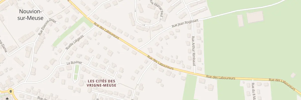 Plan du 2 Rue Jean Rogissart à Nouvion-sur-Meuse