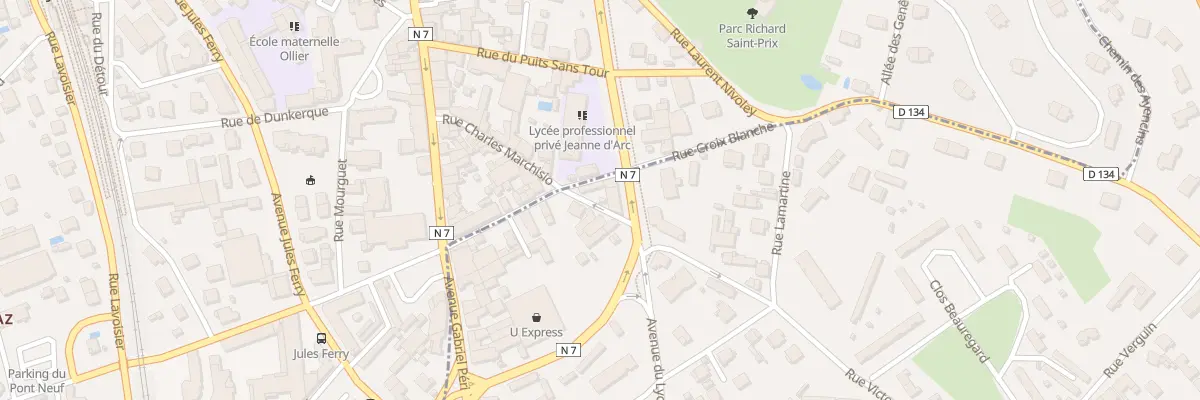 Plan du 40 Rue Victor Hugo à Roussillon