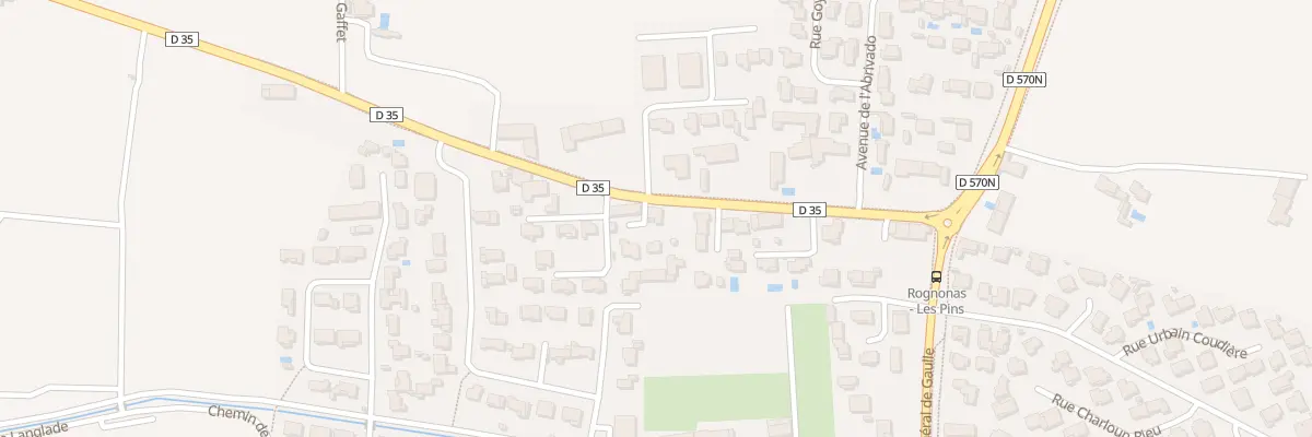 Plan du 25 Rte de la Montagnette à Rognonas