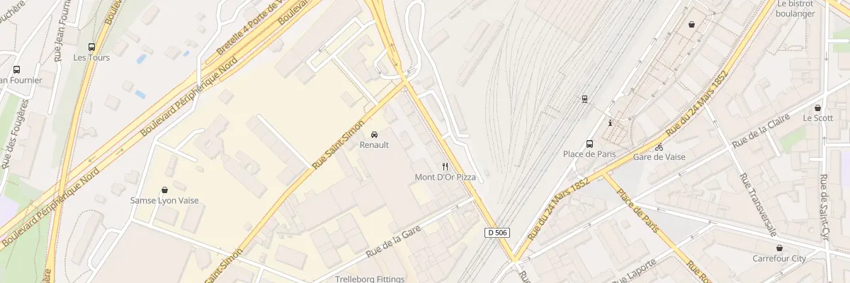 Plan du 59 Rue de Bourgogne à Lyon 9e Arrondissement