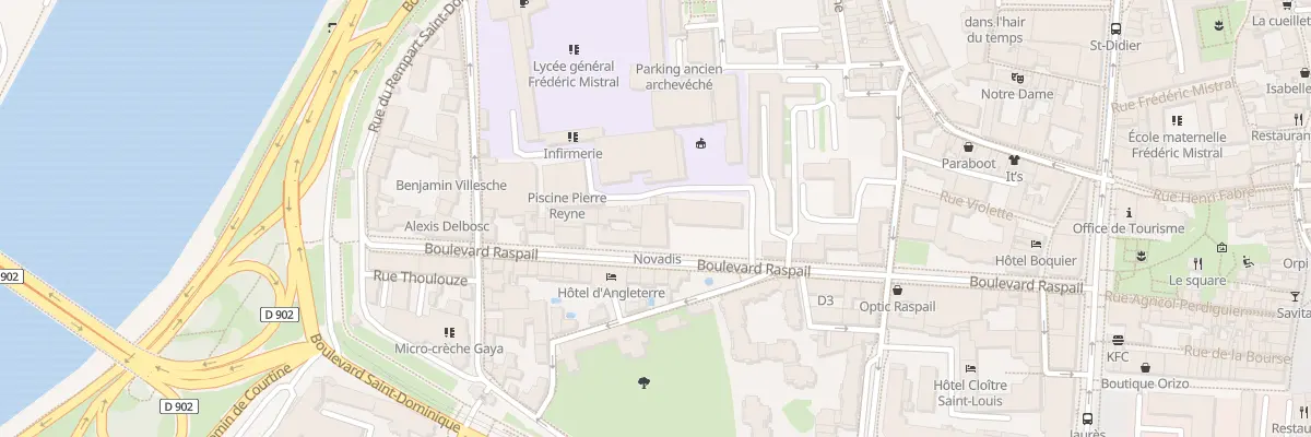 Plan du 30 Bd Raspail à Avignon