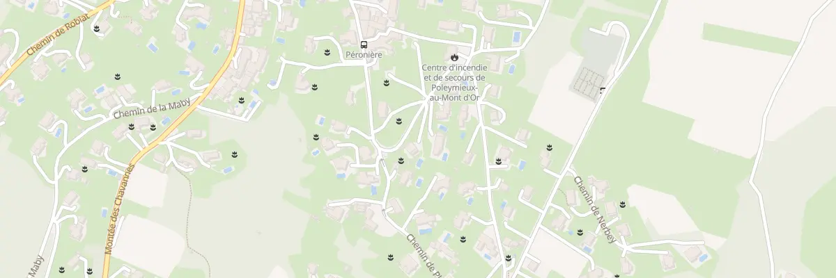 Plan du 351 Che de la Péronière à Poleymieux-au-Mont-d’Or
