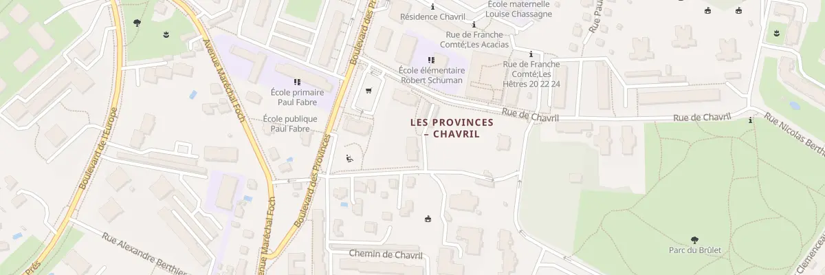 Plan du 6 Che de Chavril à Sainte-Foy-lès-Lyon