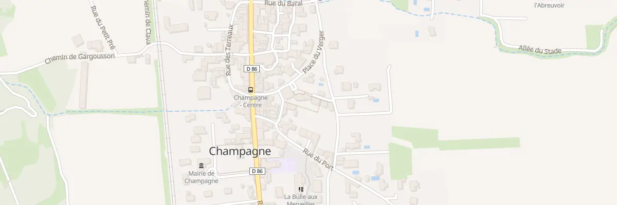 Plan du 30 Pl du Sonneur à Champagne