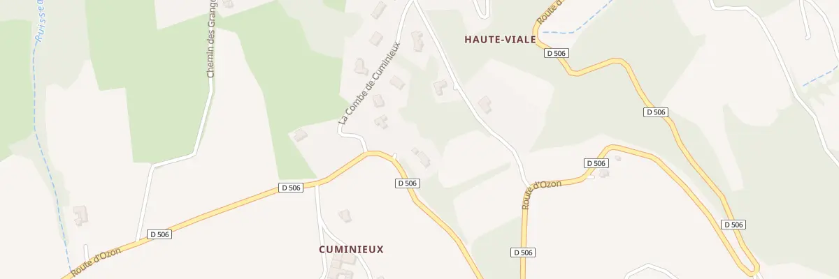 Plan du 3260 Rte d’Ozon à Ozon