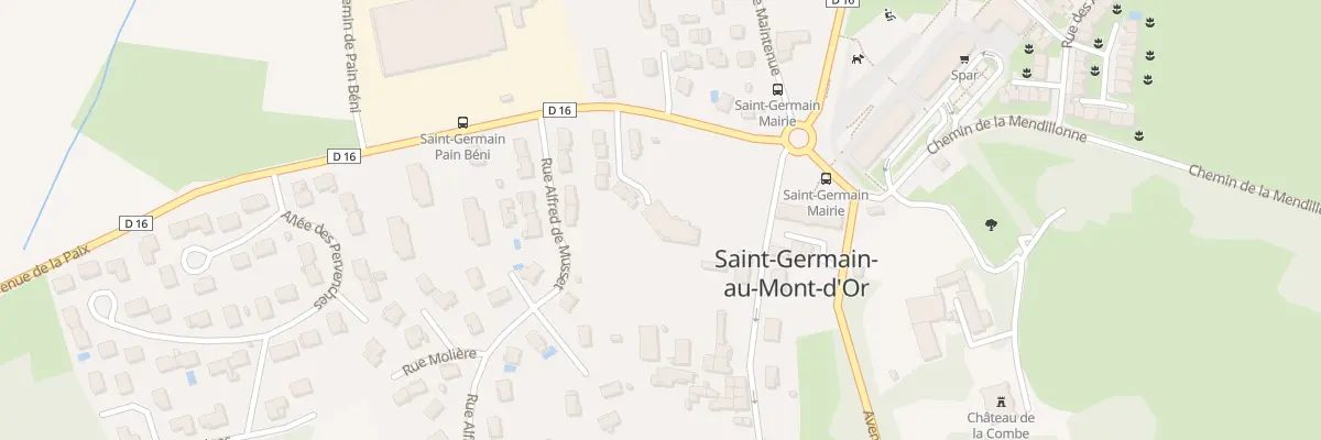 Plan du 4 Av de la Paix à Saint-Germain-au-Mont-d’Or