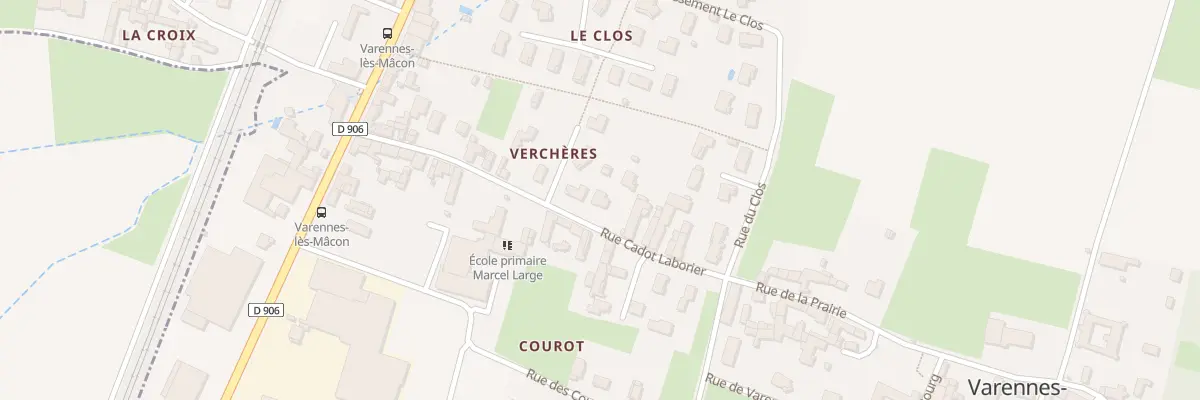 Plan du 5054 Rue Cadot Laborier à Varennes-lès-Mâcon