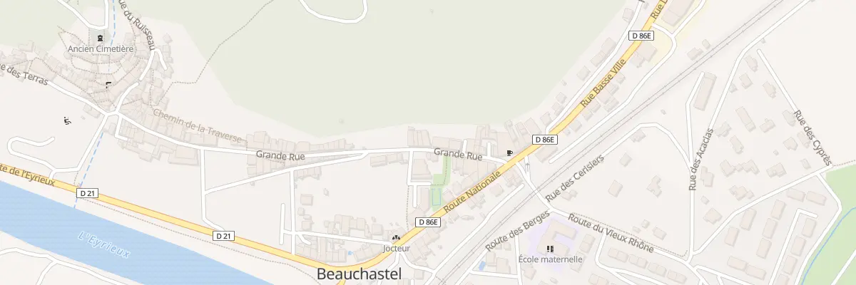 Plan du 11 Gr Grand Rue à Beauchastel