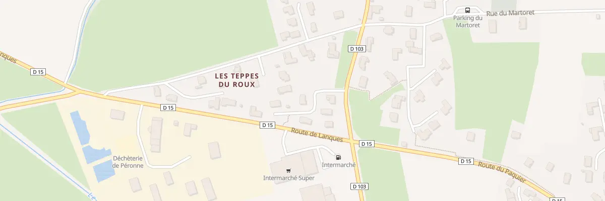 Plan du 5248 Les Petites Teppes de Roux à Péronne