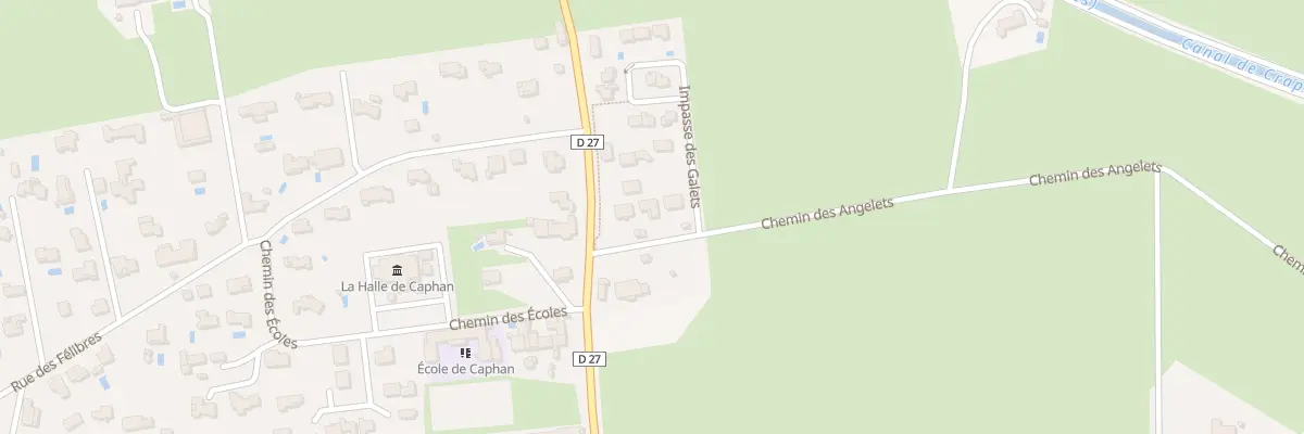 Plan du 1690 Che des Angelets à Saint-Martin-de-Crau