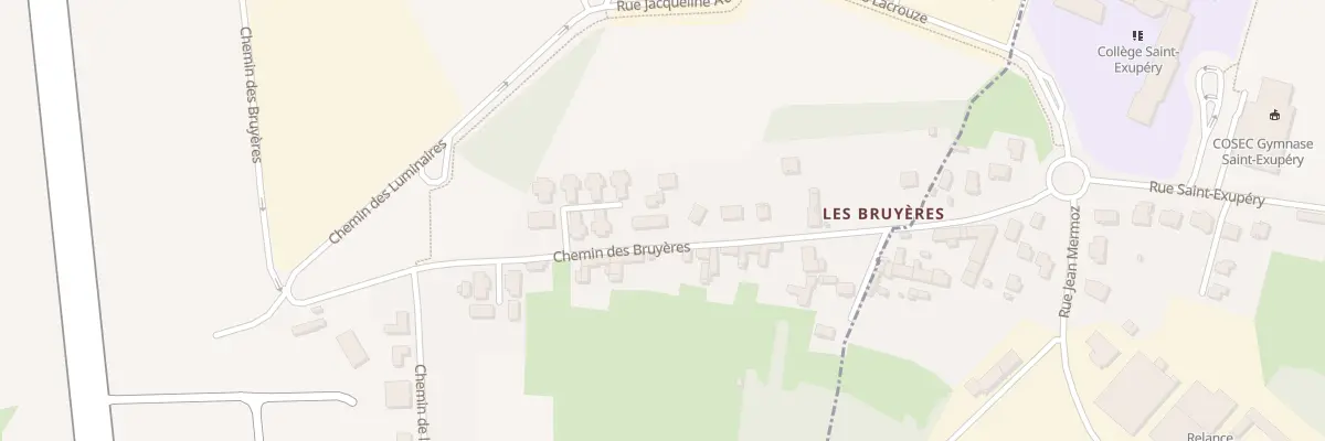 Plan du 180 Che des Bruyères à Charnay-lès-Mâcon