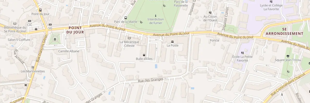 Plan du 57 Av du Point du Jour à Lyon 5e Arrondissement