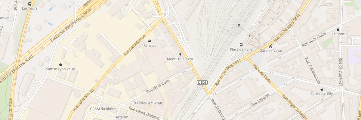 Plan du 51 Rue de Bourgogne à Lyon 9e Arrondissement