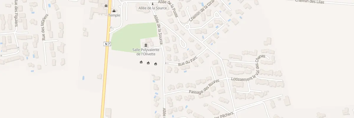 Plan du 3 Rue du Parc à Saulce-sur-Rhône