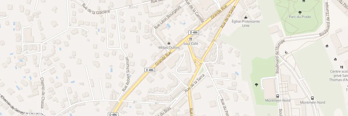 Plan du 219 Grande Rue à Oullins-Pierre-Bénite