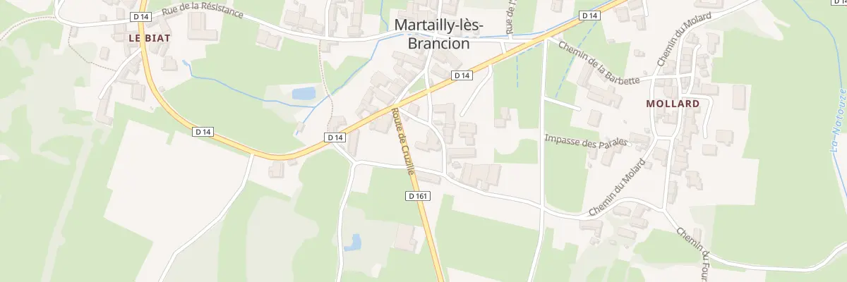 Plan du 2 Rue des Puits à Martailly-lès-Brancion