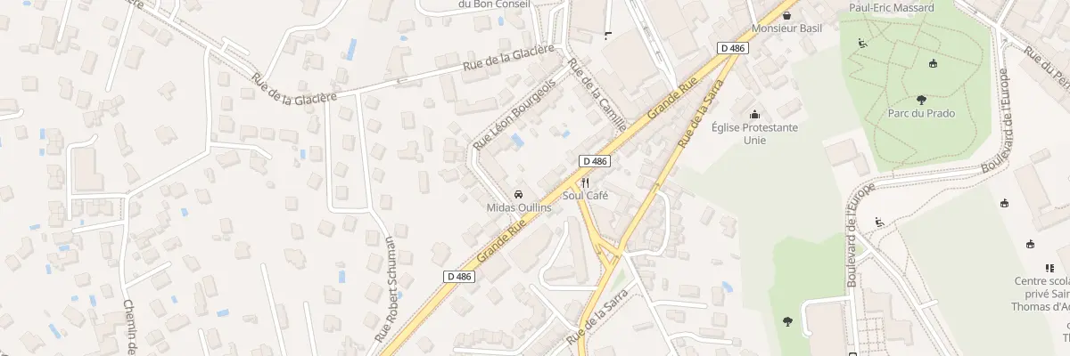 Plan du 212 Grande Rue à Oullins-Pierre-Bénite