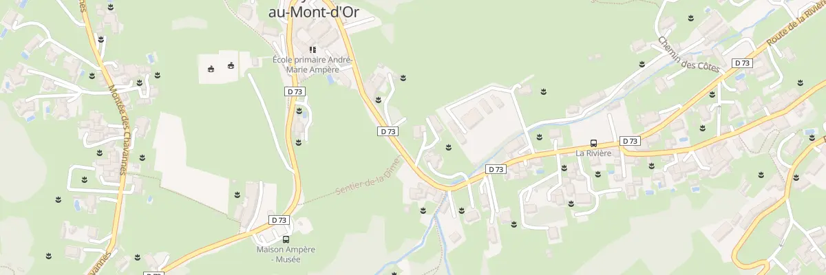 Plan du 323 Rte de la Rivière à Poleymieux-au-Mont-d’Or