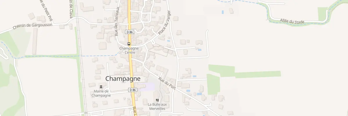 Plan du 5 Imp du Sonneur à Champagne