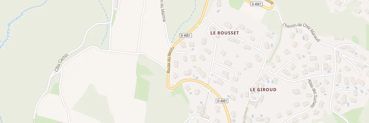 Plan du 568 Rte du Recru à Loire-sur-Rhône
