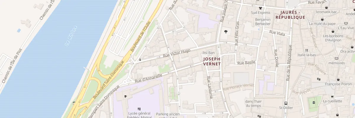 Plan du 11 Rue Victor Hugo à Avignon