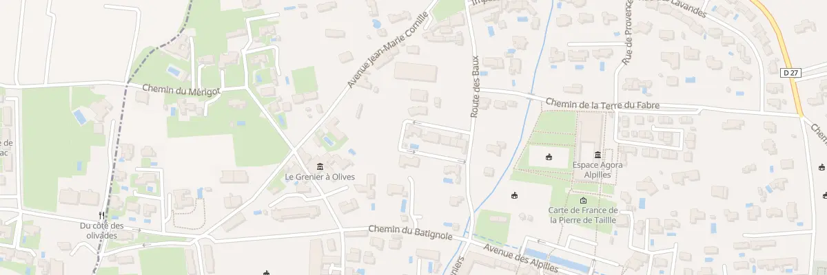 Plan du 11 Rue de la Mussargue à Maussane-les-Alpilles