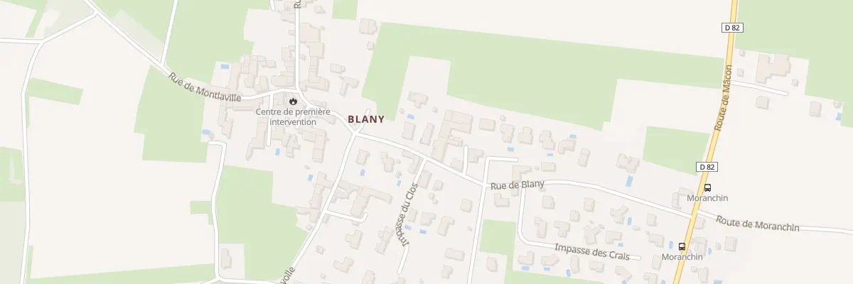 Plan du 326 Rue de Blany à Laizé
