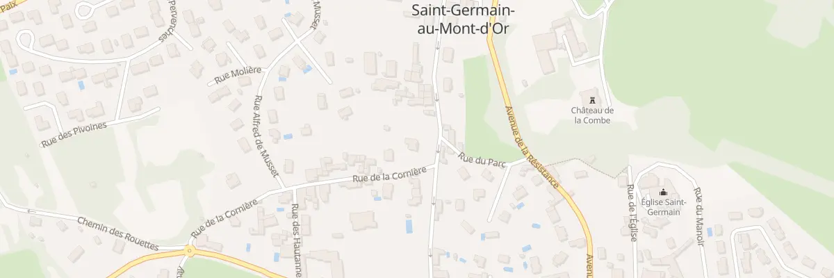 Plan du 1 Rue de la Cornière à Saint-Germain-au-Mont-d’Or