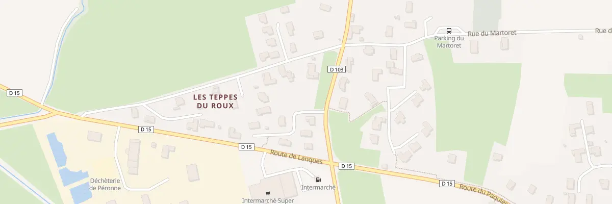 Plan du 5183 Les Petites Teppes de Roux à Péronne