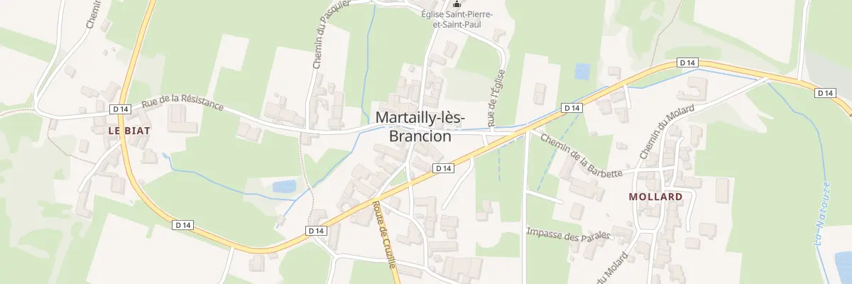 Plan du 3 Rue de la Fontaine à Martailly-lès-Brancion