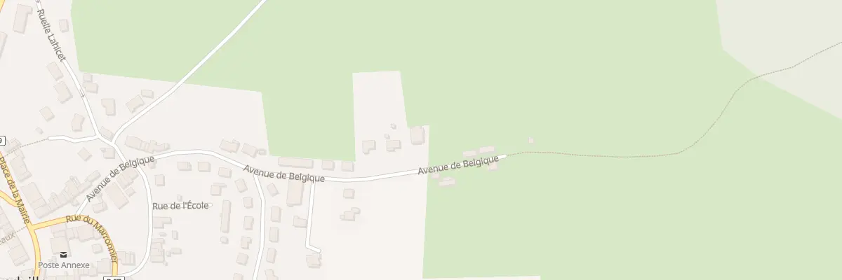 Plan du 27 Av de Belgique à La Grandville
