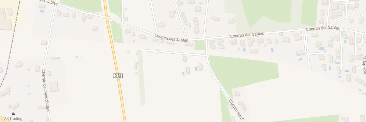 Plan du 46 Che Neuf à Reyrieux