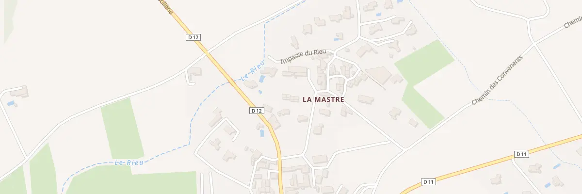 Plan du 5251 La Mastre à Uchaux