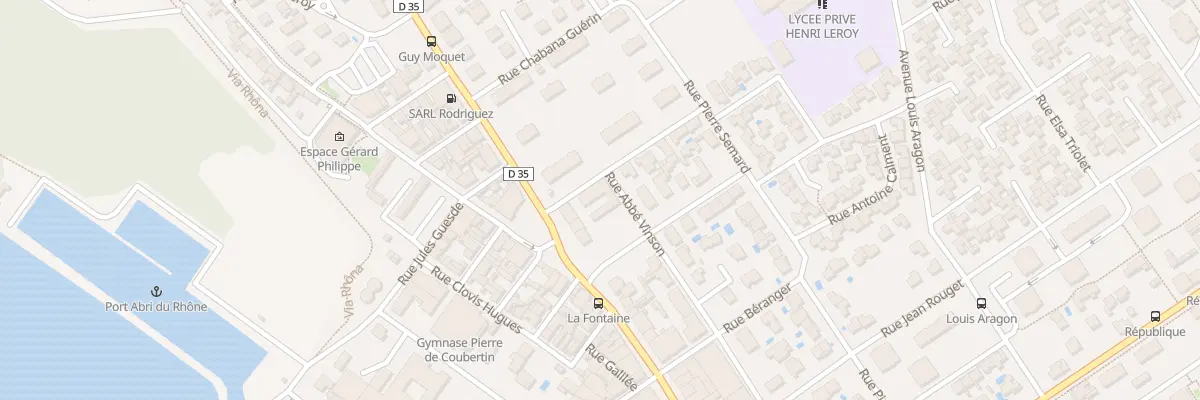 Plan du 9 Rue Abbé Vinson à Port-Saint-Louis-du-Rhône